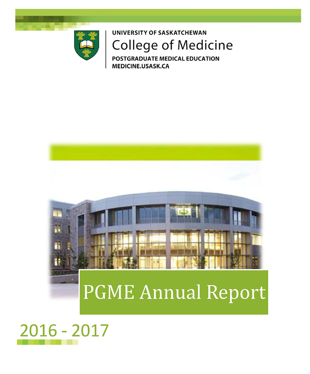 2016-2017 PGME Annual Report